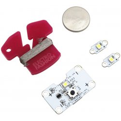 2719 Kitronik Electro-Fashion, Flasher Controller, LEDs & Thread ηλεκτρονικό κιτ για εκπαιδευτικές κατασκευές εφαρμογής ηλεκτρισμού πάνω σε ύφασμα hobby
